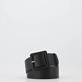 Caroline - Classic Grain - Belts with buckles - Black - D28 - Gold