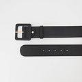 Caroline - Classic Grain - Belts with buckles - Black - D28 - Gold