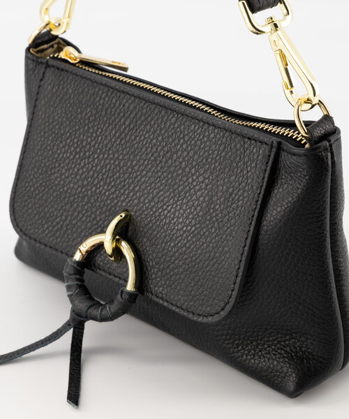 Cosi - Classic Grain - Hand bags - Black - D28 - Gold