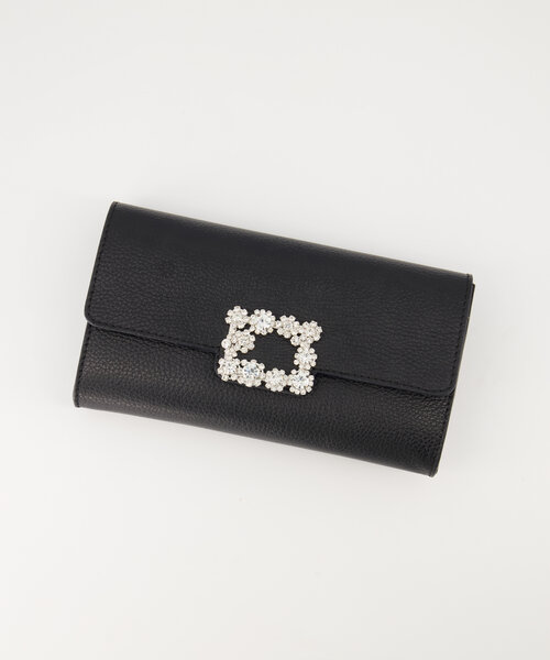 Vive - Classic Grain - Clutch - Black - D28 - Gold