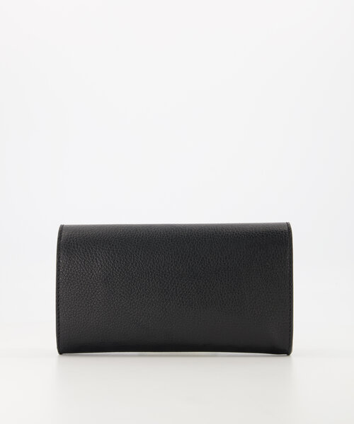 Vive - Classic Grain - Clutch - Zwart - D28 - Goudkleurig