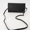 Vive - Classic Grain - Clutch - Zwart - D28 - Goudkleurig