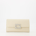 Vive - Classic Grain - Clutch - Ecru - D37 - Goudkleurig