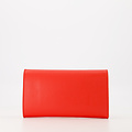 Vive - Classic Grain - Clutch - Rood - T1644 - Goudkleurig