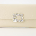 Vive - Classic Grain - Clutch - Ecru - D37 - Goudkleurig