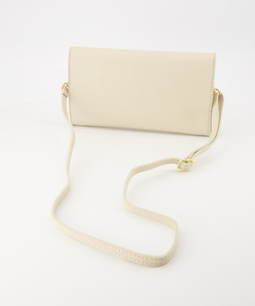 Vive - Classic Grain - Clutch - Ecru - D37 - Goudkleurig