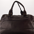 Jose - Gewassen leer - Crossbody tassen - Zwart -  - Bronskleurig
