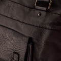 Jose - Gewassen leer - Crossbody tassen - Zwart -  - Bronskleurig