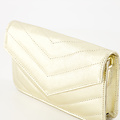 Laurie - Metallic - Clutch - Goud - L003 - Goudkleurig