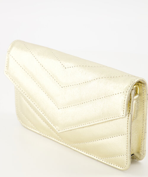 Laurie - Metallic - Clutch - Goud - L003 - Goudkleurig