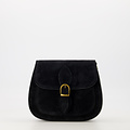 Sola - Suede - Crossbody tassen - Zwart - 23 - Bronskleurig
