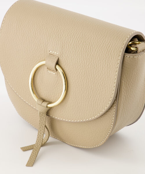 Sevy - Classic Grain - Crossbody tassen - Taupe - D05 - Goudkleurig
