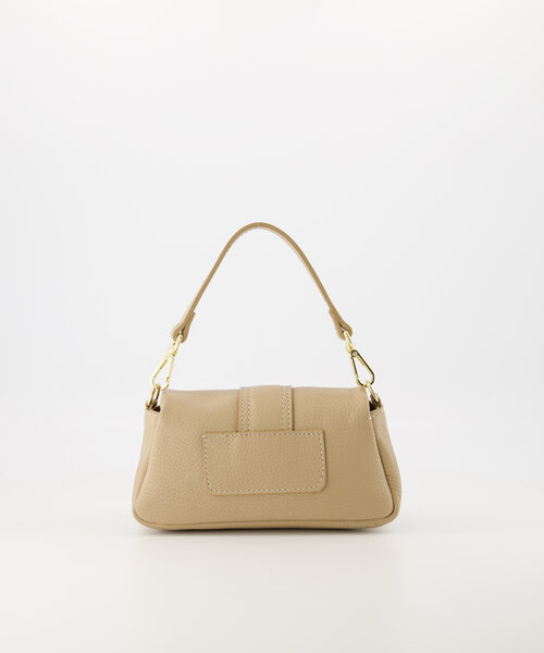 Baby Puffy Jasmin - Classic Grain - Handtassen - Taupe - D05 - Goudkleurig