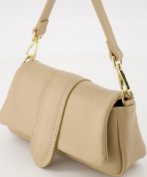 Baby Puffy Jasmin - Classic Grain - Handtassen - Taupe - D05 - Goudkleurig