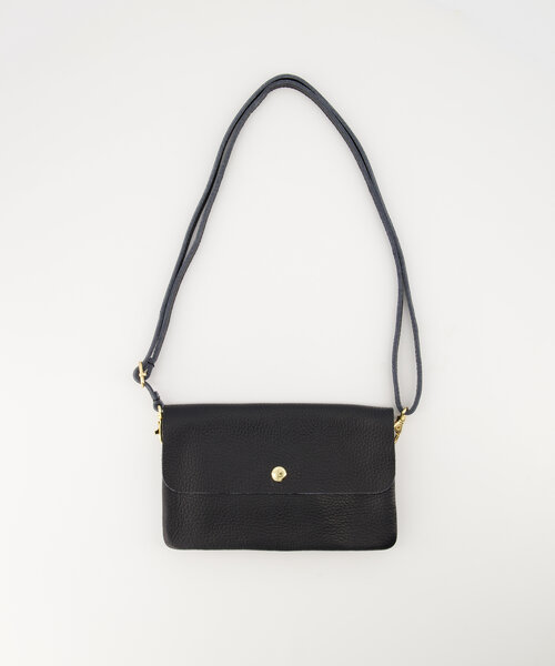 Misa - Classic Grain - Crossbody bags - Black - D28 - Gold