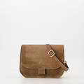 Flora  - Suede - Crossbody tassen - Taupe - 24 - Bronskleurig