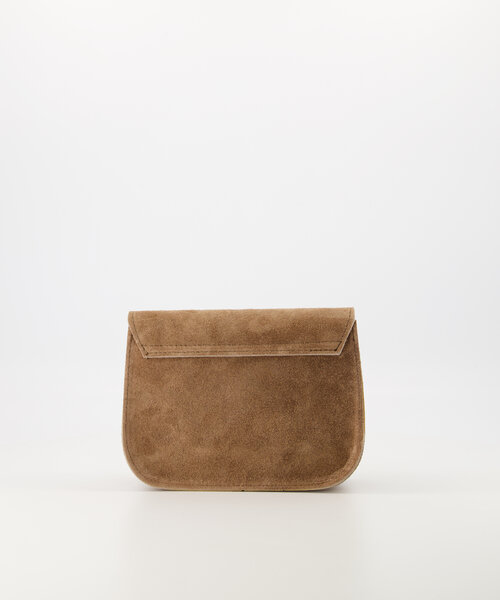 Flora  - Suede - Crossbody tassen - Taupe - 24 - Bronskleurig