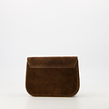 Flora  - Suede - Crossbody tassen - Bruin - Donkerbruin 07 - Bronskleurig