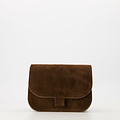 Flora  - Suede - Crossbody tassen - Bruin - Donkerbruin 07 - Bronskleurig