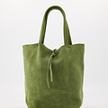 Alice  - Suede - Crossbody tassen - Groen - 29 - Zilverkleurig