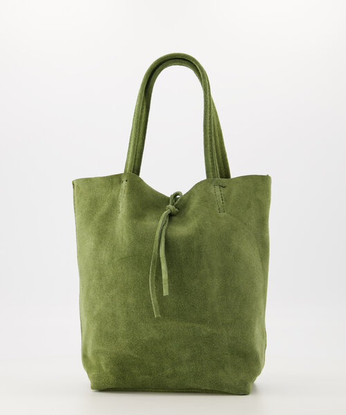 Alice  - Suede - Crossbody tassen - Groen - 29 - Zilverkleurig