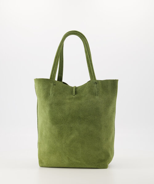 Alice  - Suede - Crossbody tassen - Groen - 29 - Zilverkleurig