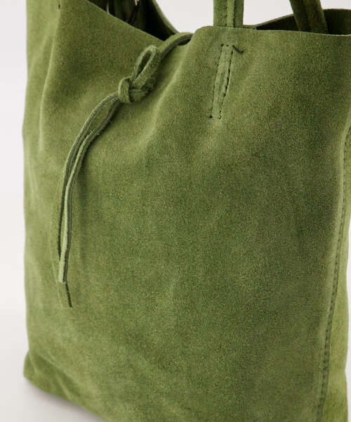 Alice  - Suede - Crossbody tassen - Groen - 29 - Zilverkleurig