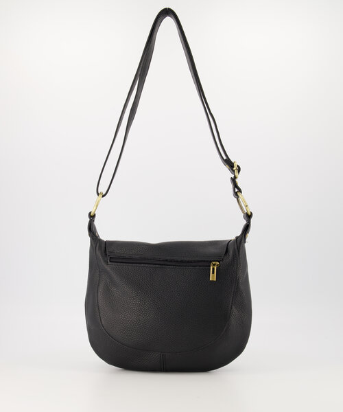 Rhode - Classic Grain - Crossbody tassen - Zwart - D28 - Bronskleurig