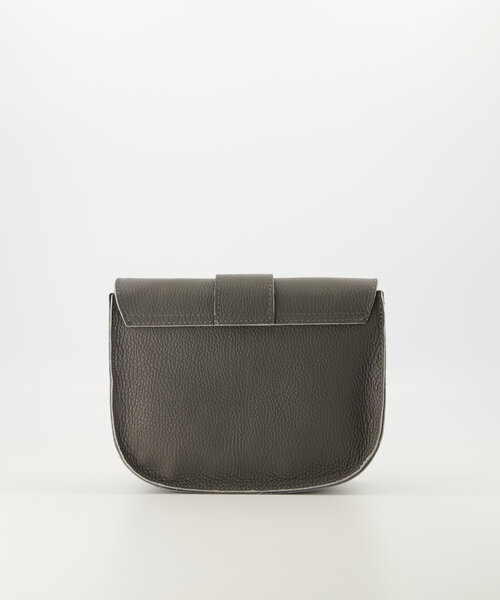 Maan - Classic Grain - Crossbody tassen - Grijs - Donkergrijs D27 - Goudkleurig