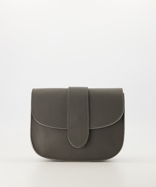 Maan - Classic Grain - Crossbody tassen - Grijs - Donkergrijs D27 - Goudkleurig