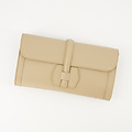Quinn - Classic Grain - Clutch - Taupe - D05 - Zilverkleurig