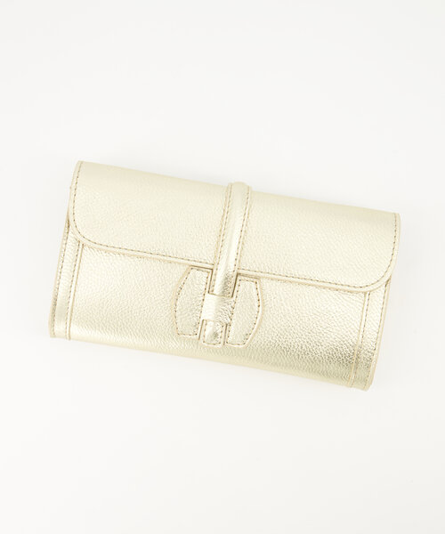 Quinn - Classic Grain - Clutch - Goud - DL731 - Zilverkleurig