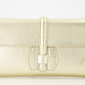 Quinn - Classic Grain - Clutch - Goud - DL731 - Zilverkleurig