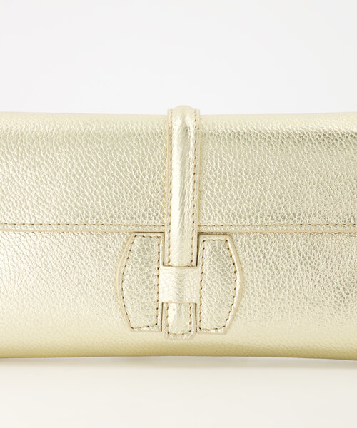 Quinn - Classic Grain - Clutch - Goud - DL731 - Zilverkleurig