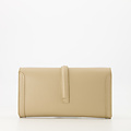 Quinn - Classic Grain - Clutch - Taupe - D05 - Silver