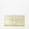 Quinn - Classic Grain - Clutch - Gold - DL731 - Silver