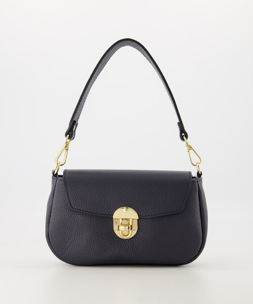Marissa  - Classic Grain - Hand bags - Blue - Donkerblauw D26 - Gold