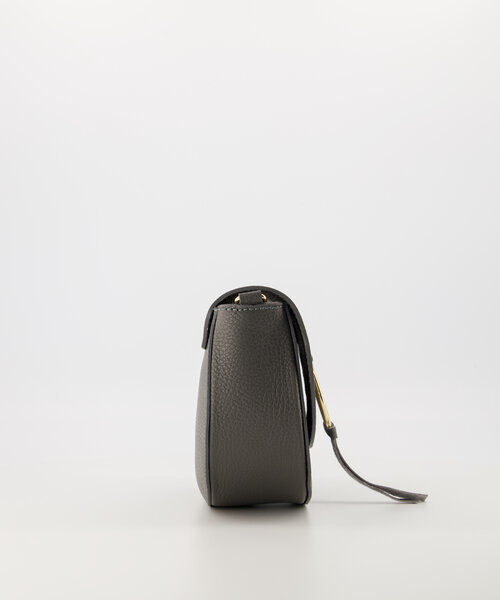 Sevy - Classic Grain - Crossbody bags - Grey - Donkergrijs D27 - Gold