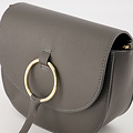 Sevy - Classic Grain - Crossbody bags - Grey - Donkergrijs D27 - Gold