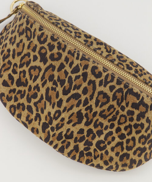 Zoey Big  - Suede - Crossbody bags - Leopard - 24 - Gold