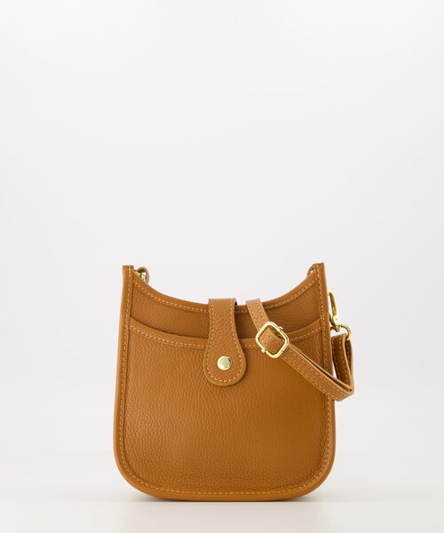 Valerie Medium - Classic Grain - Hand bags - Cognac - D109 - Gold