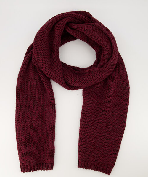 Aster -  - Effen sjaals - Rood - Bordeaux 1319 -