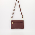 Myra - Classic Grain - Crossbody bags - Bordeaux - D54 - Gold