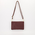 Myra - Classic Grain - Crossbody bags - Bordeaux - D54 - Gold