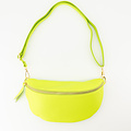 Zoey Big  - Classic Grain - Crossbody tassen - Groen - Lime T0340 - Goudkleurig