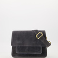 Fenna - Suede - Crossbody tassen - Grijs - 20 - Goudkleurig