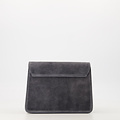 Fenna - Suede - Crossbody tassen - Grijs - 20 - Goudkleurig