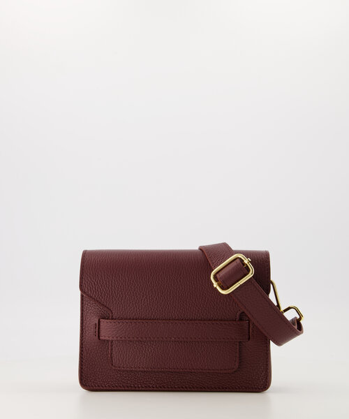 Janice - Classic Grain - Crossbody tassen - Bordeaux - D54 - Goudkleurig