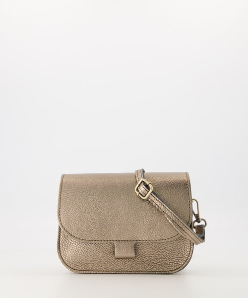 Flora  - Classic Grain - Crossbody tassen - Brons - DL712 - Bronskleurig