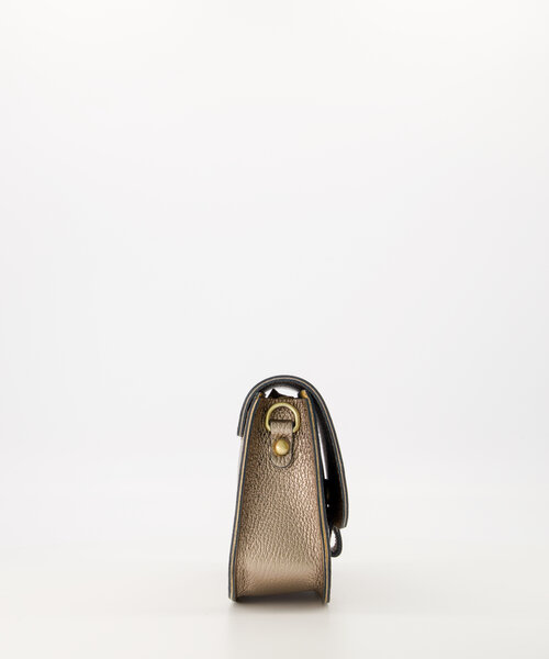 Flora  - Classic Grain - Crossbody tassen - Brons - DL712 - Bronskleurig